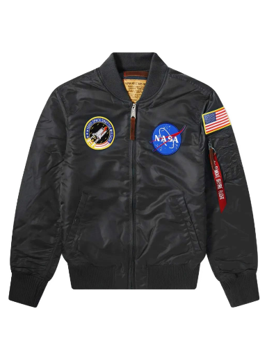 Bomber bunda Alpha Industries MA-1 VF NASA Jacket Čierna | 166107-03