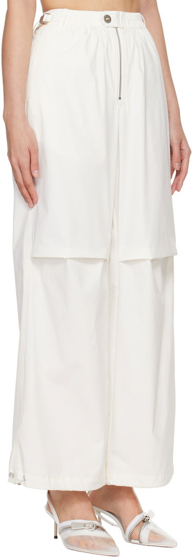 Nohavice Dion Lee Flight Zippered Wide-Leg Trousers Modrá | C2187PS24, 4