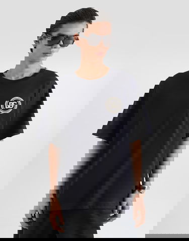 Tričko Dolce & Gabbana Cotton T-shirt With Patch 48 Navy | G8PN9ZG7PZFB0665, 2