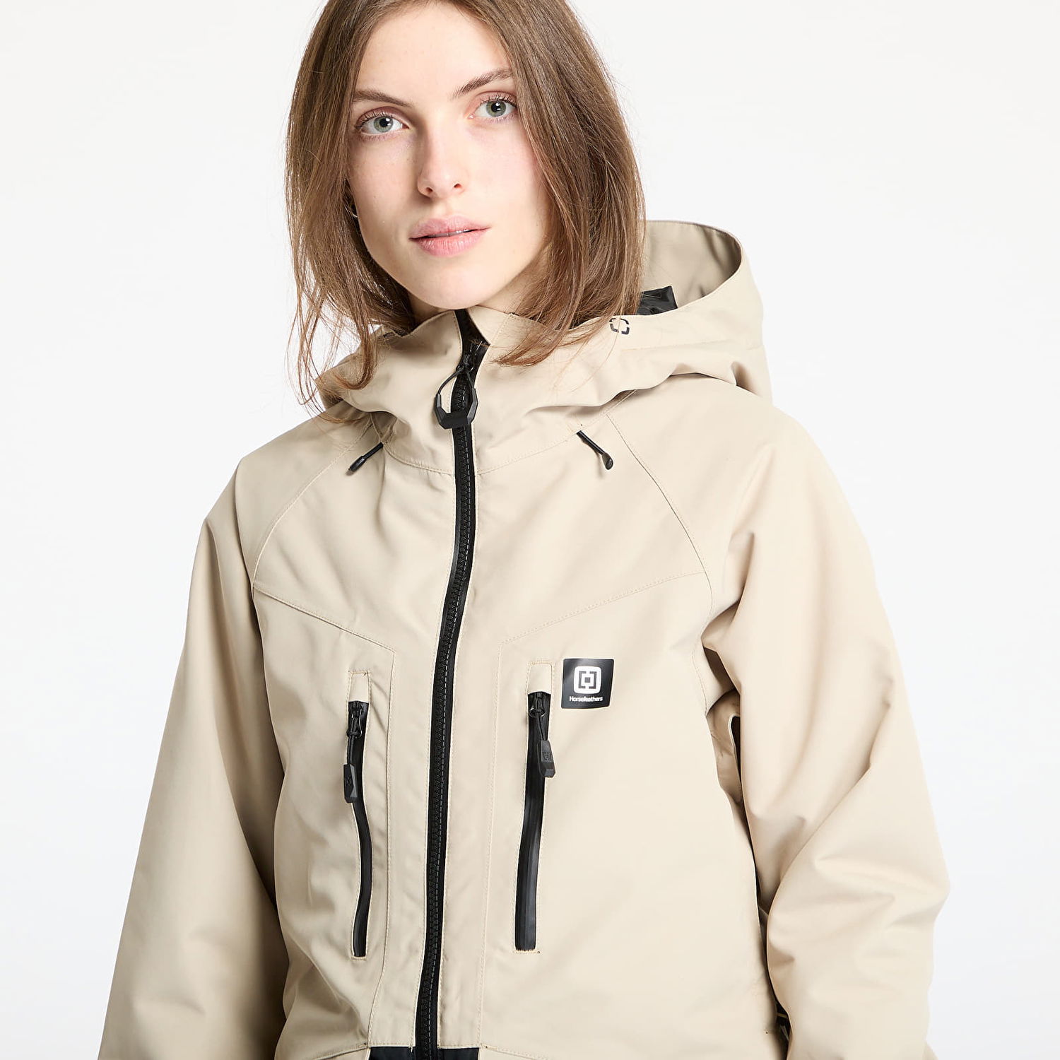 Parka Horsefeathers Larra II Women's Snowboard Jacket Béžová | OW210K, 1