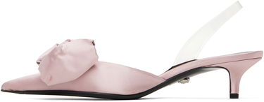 Tenisky a topánky Versace Satin Slingback Heels With Bow Detail Ružová | 1015424_1A08415_1PT2P, 2