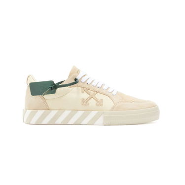 Tenisky a topánky Off-White Low Vulcanised Canvas Suede Sneaker Béžová | OMIA085S22LEA0016161, 0