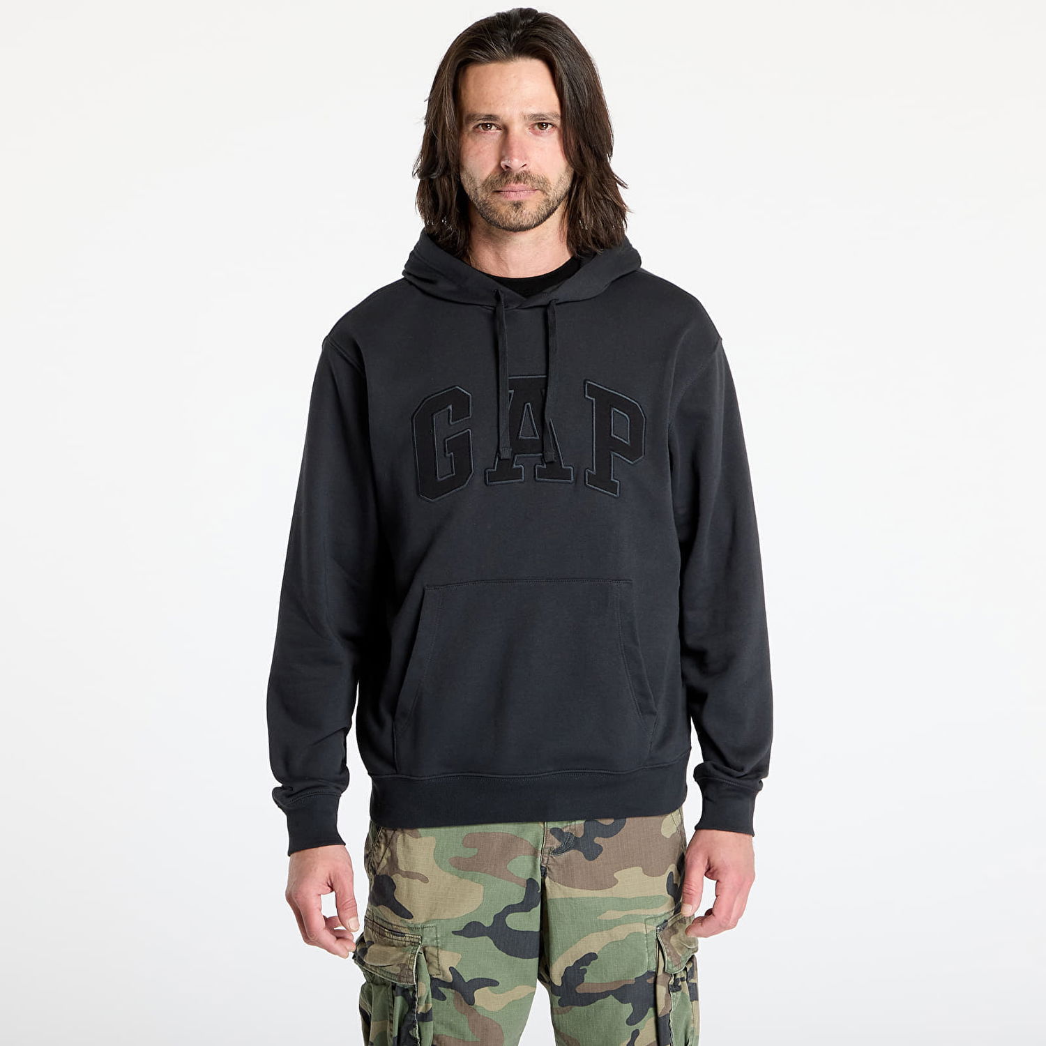 Mikina GAP Logo Hoodie XL Čierna | 868453-05, 0