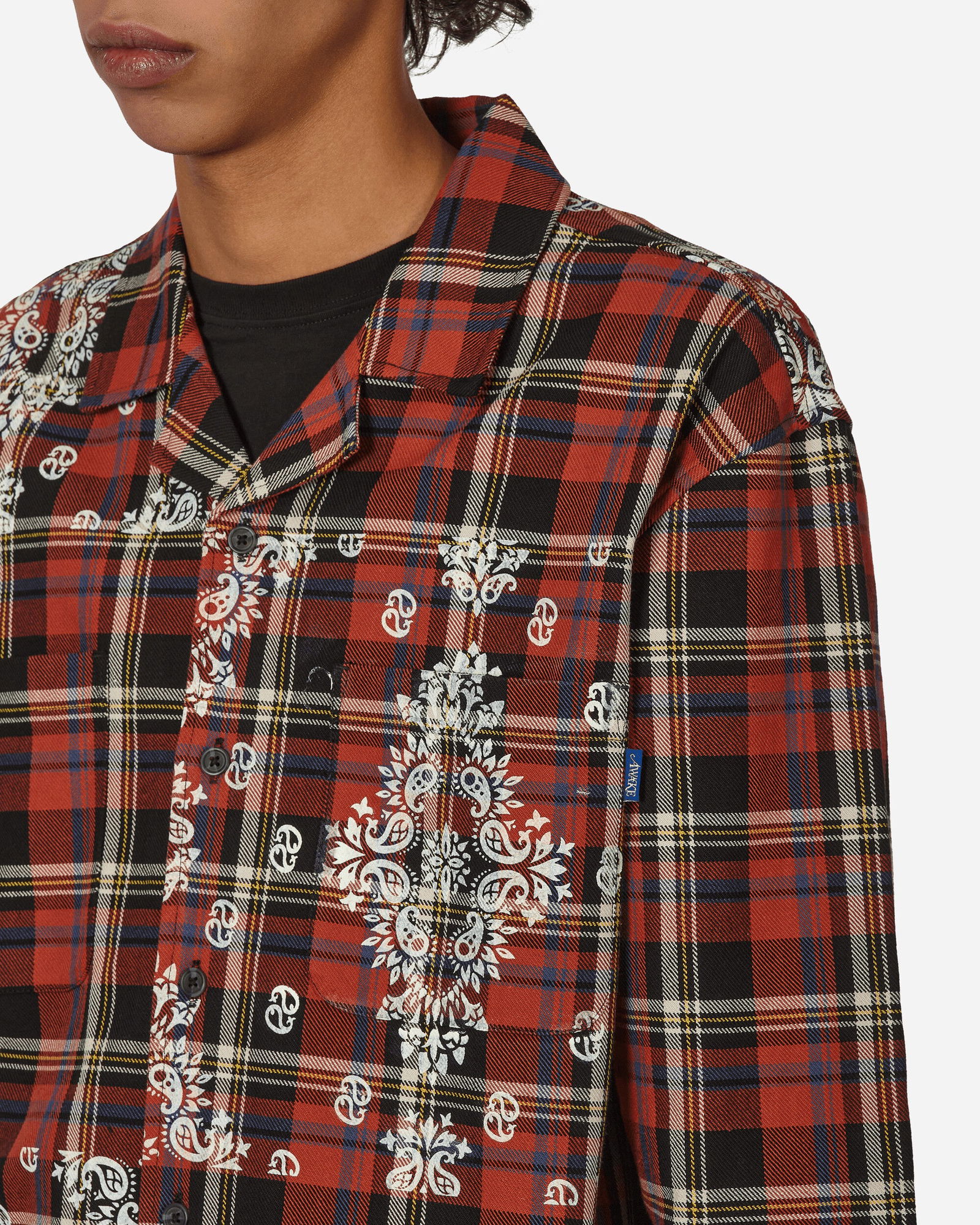 Paisley Printed Flannel Shirt