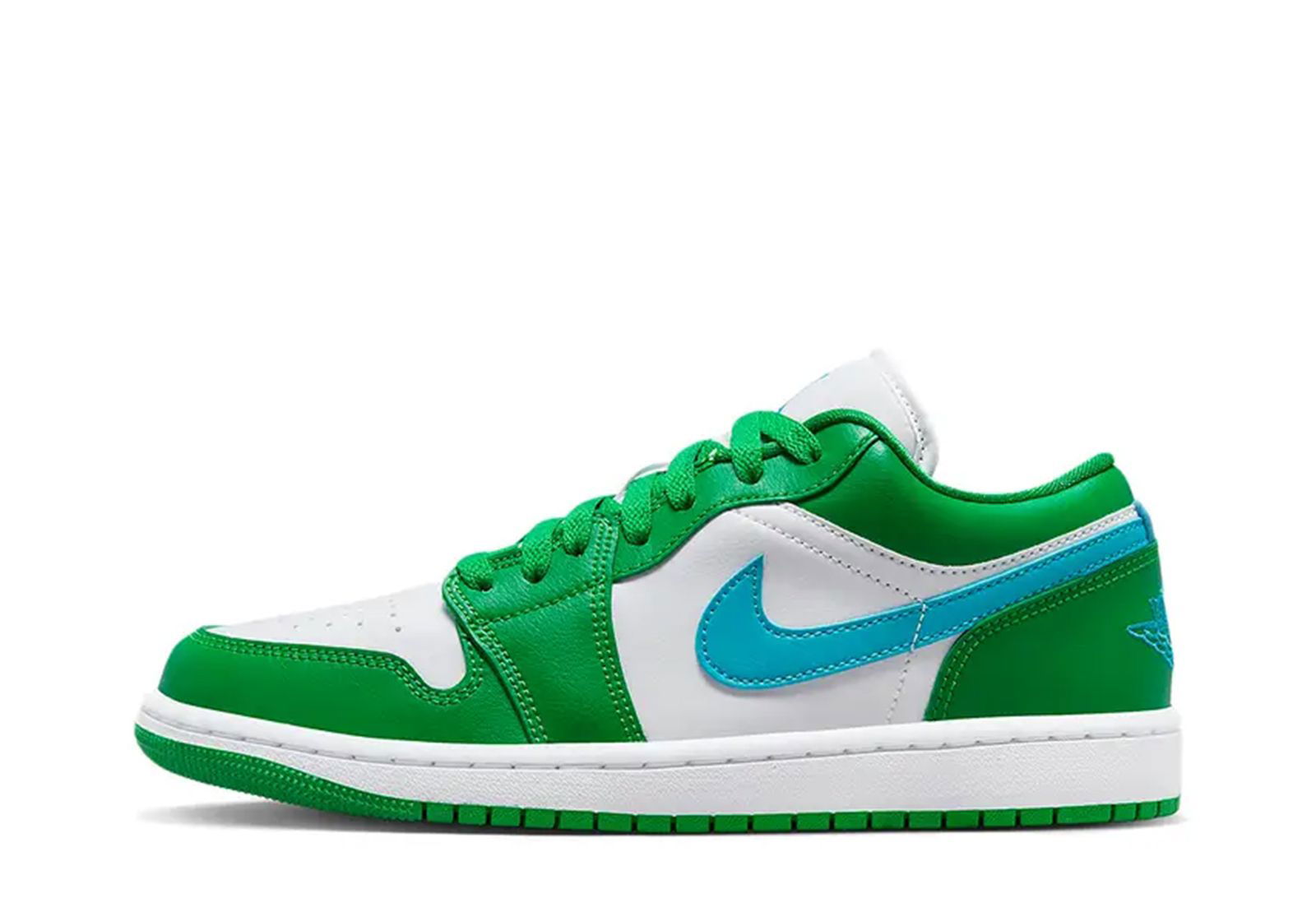 Air Jordan 1 Low Lucky Green Aquatone