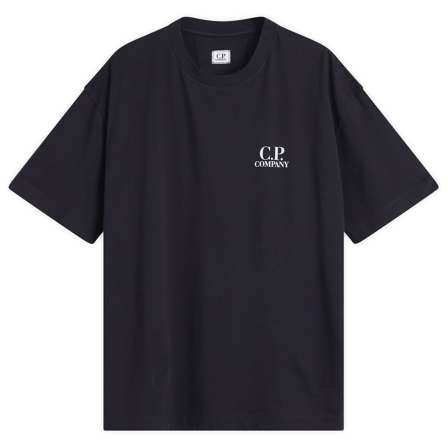 Tričko C.P. Company Logo Print T-Shirt Čierna | 19CMTS103A-005100W-888, 1
