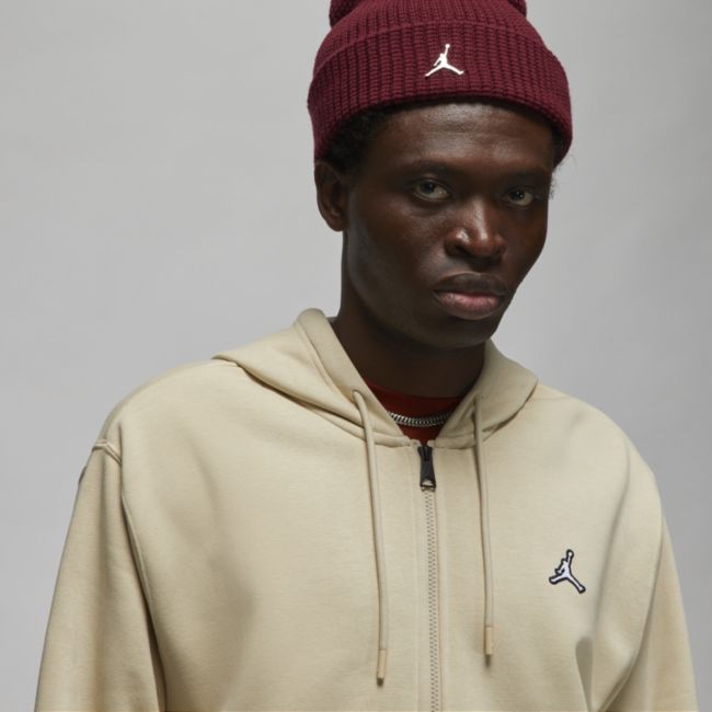 Mikina Jordan Jordan Essentials Full-Zip Fleece Hoodie Béžová | DQ7350-206, 1