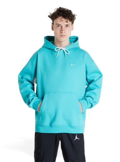 Mikina Nike Solo Swoosh Fleece Hoodie Tyrkysová | CV0552-393