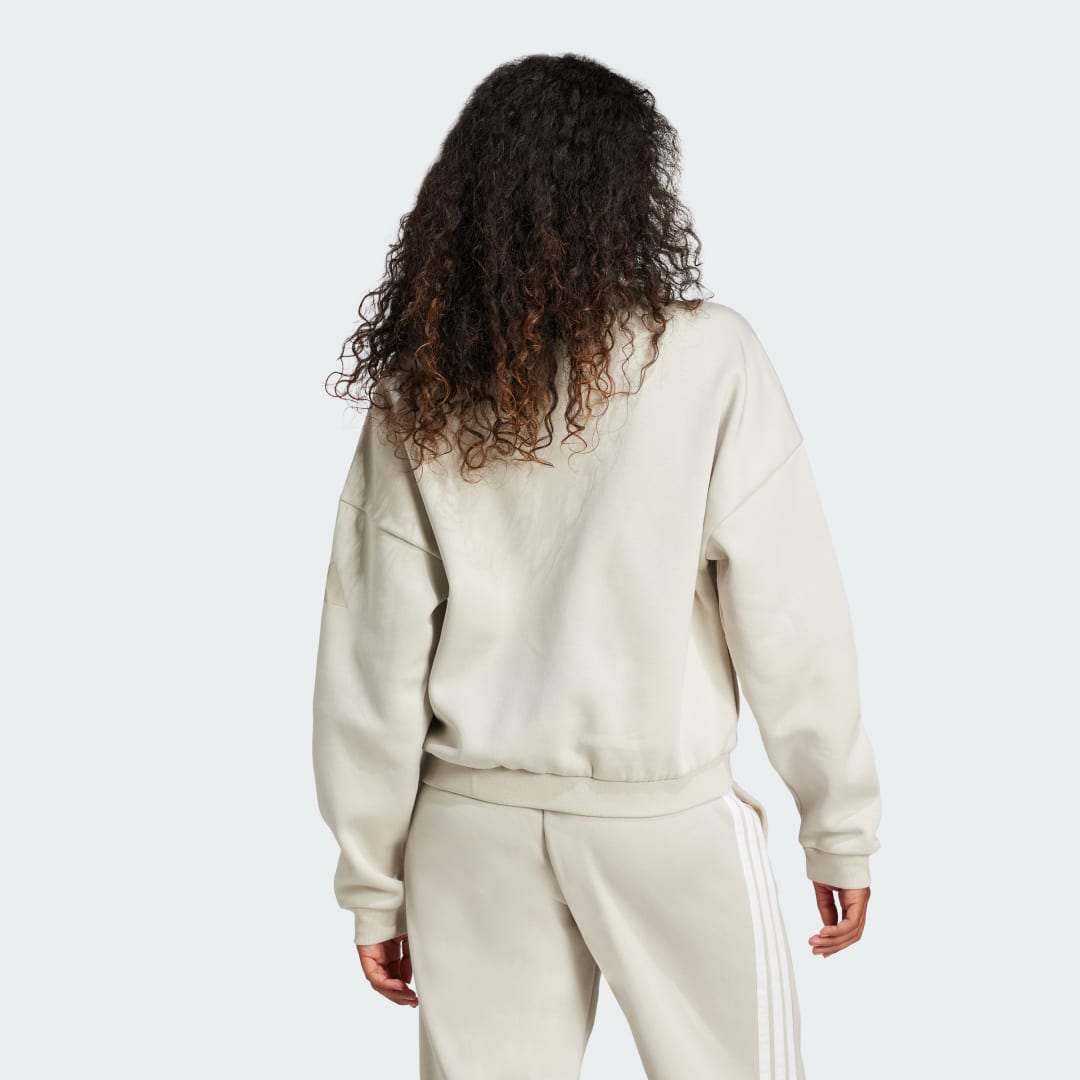 Mikina adidas Performance Essentials Logo Bomber Jacket Béžová | JD9972, 1
