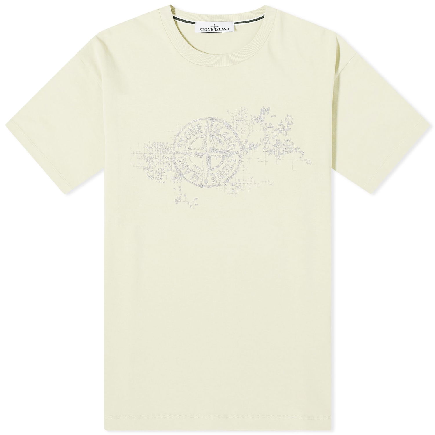 Tričko Stone Island Camo One Badge Print T-Shirt Béžová | 80152RCE8-V0051, 0