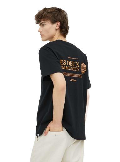 Tričko Les Deux Community T-Shirt Čierna | LDM101140