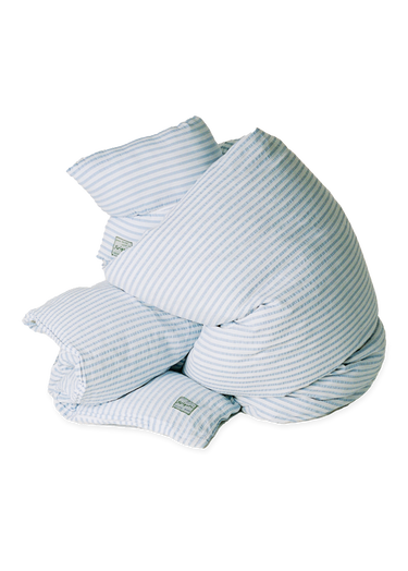 Home decor AXEL ARIGATO Light Blue Striped Duvet Cover Set Modrá | O3538002, 1