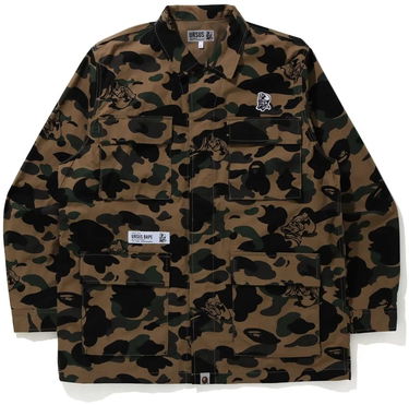 Košeľa BAPE Bape Ursus Military Shirt Camo Hnedá | 001SHH201003X-GRN, 0