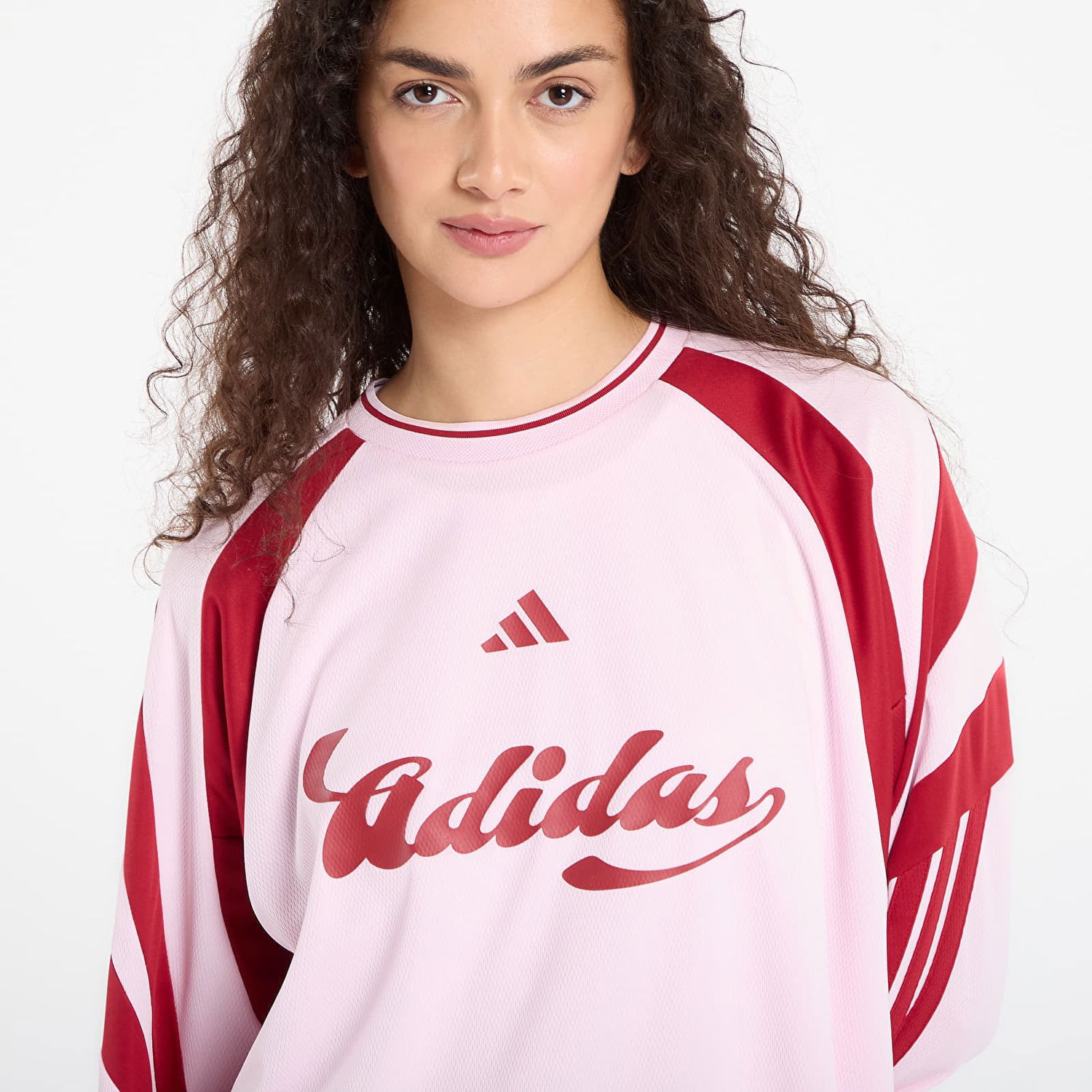 Dres adidas Performance House Of Tiro Long Sleeve Jersey T-shirt Ružová | JY7640, 1