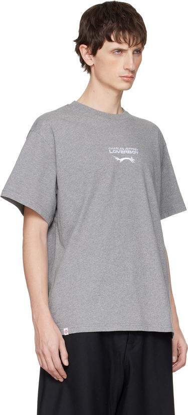Tričko Charles Jeffrey Loverboy Charles Jeffrey LOVERBOY Logo T-shirt Šedá | 052080802, 1
