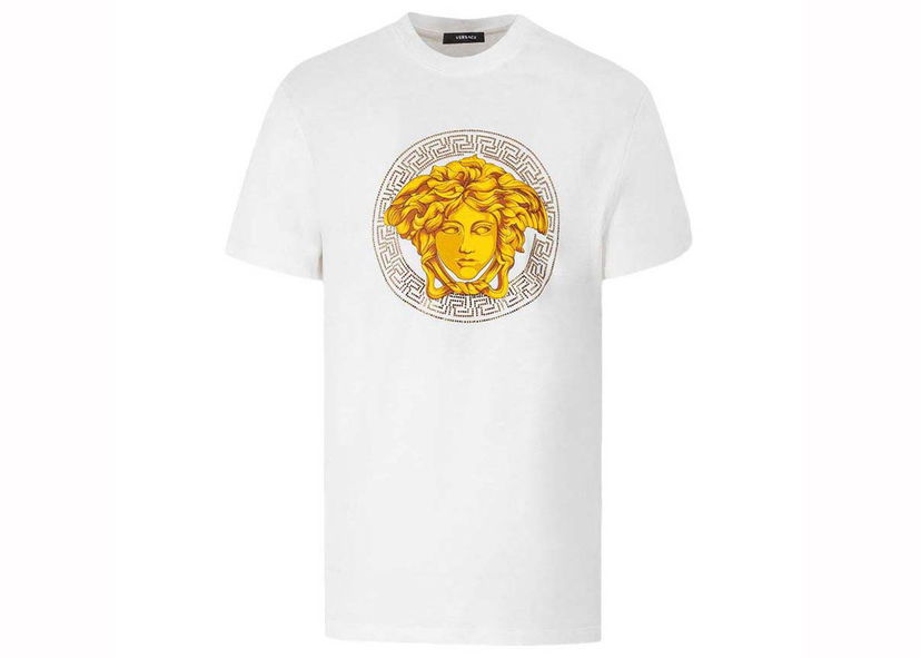 Tričko Versace Medusa Logo T-Shirt White Biela | 1006193-1A04213-1W000