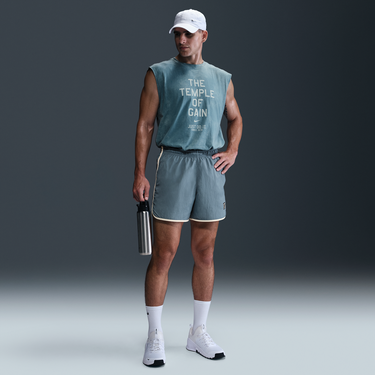 Tielko Nike Nike Sleeveless T-Shirt "The Temple Of Gain" Modrá | HJ3687-006, 4