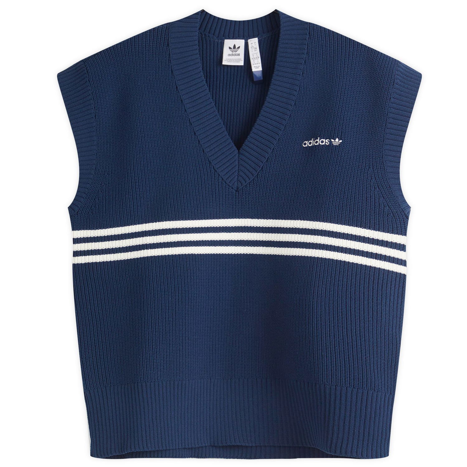 Sveter adidas Originals Women's Knit Vest Navy | JJ3485, 0
