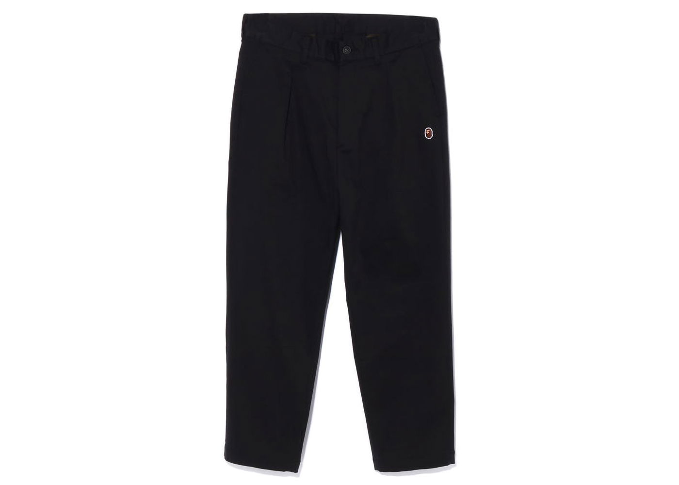 Tepláky BAPE One Point Relaxed Fit Chino Pants Čierna | 1I80-152-017, 0