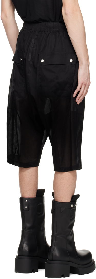 Šortky Rick Owens Rick Owens Hollywood Bela Pods Shorts Čierna | RU01E5349 CV, 2