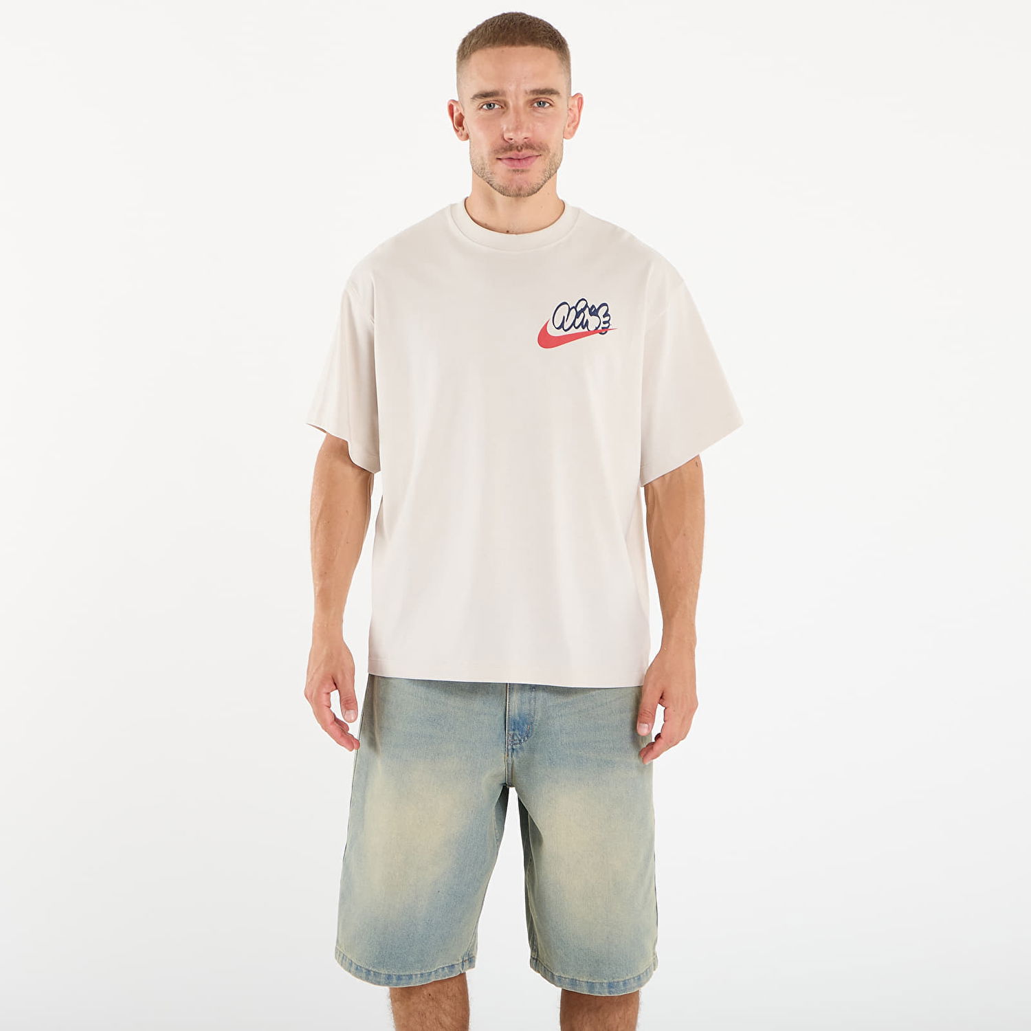 Tričko Nike Nike Solo Swoosh T-Shirt Béžová | IH4294-104, 0