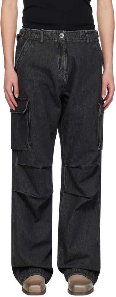 Cargo nohavice Coperni Coperni Relaxed Fit Cargo Denim Jeans Čierna | COPP40852MEN, 0