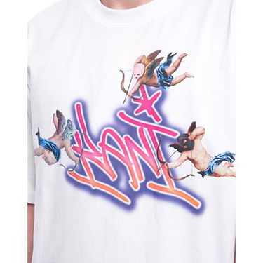Tričko Karl Kani Karl Kani Woven Signature Airbrush Amor T-Shirt Biela | KK-60300350, 1