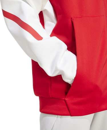 Mikina adidas Originals Arsenal FC Z.N.E. Anthem Full-Zip Hoodie Červená | jm9409, 5