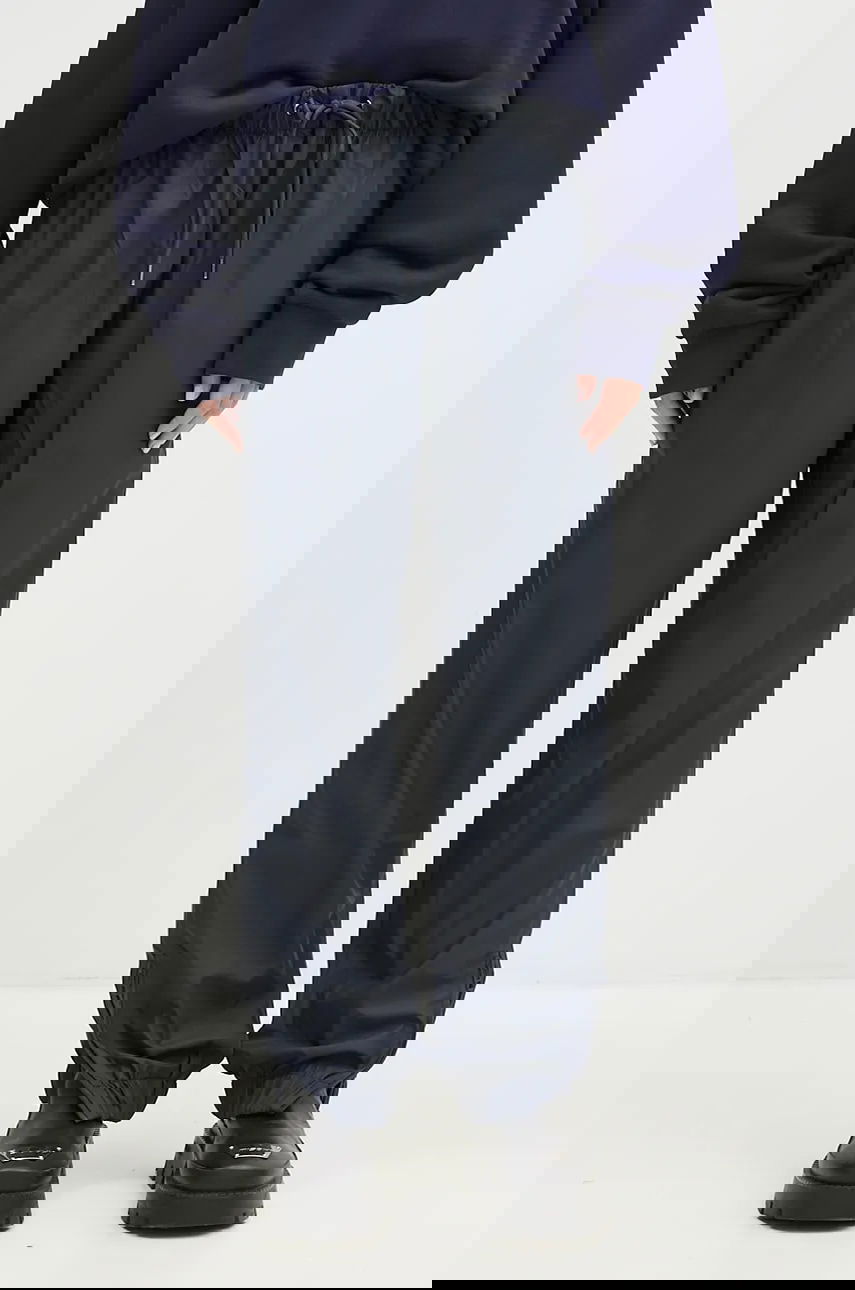 Nohavice Rains High Waist Drawstring Pants Navy | 18560.NAVY, 0