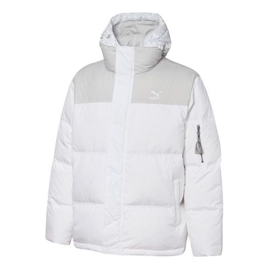 Prešívaná bunda Puma Classics Padded Jacket Biela | 534973-02
