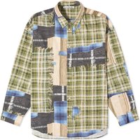 Setar Towel Print Check Shirt