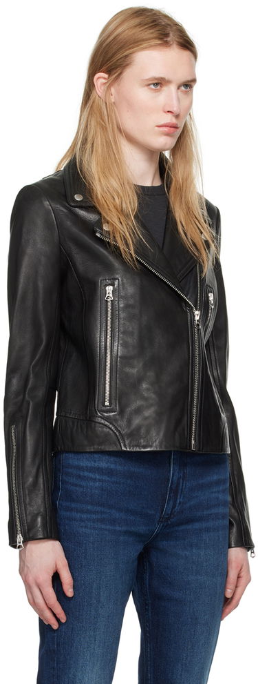 Bunda rag & bone rag & bone Mack Leather Jacket Čierna | WAW19F4047LP41, 1