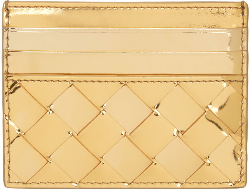 Peňaženka Bottega Veneta Card Holder Metalická | 742325V3QM5, 0