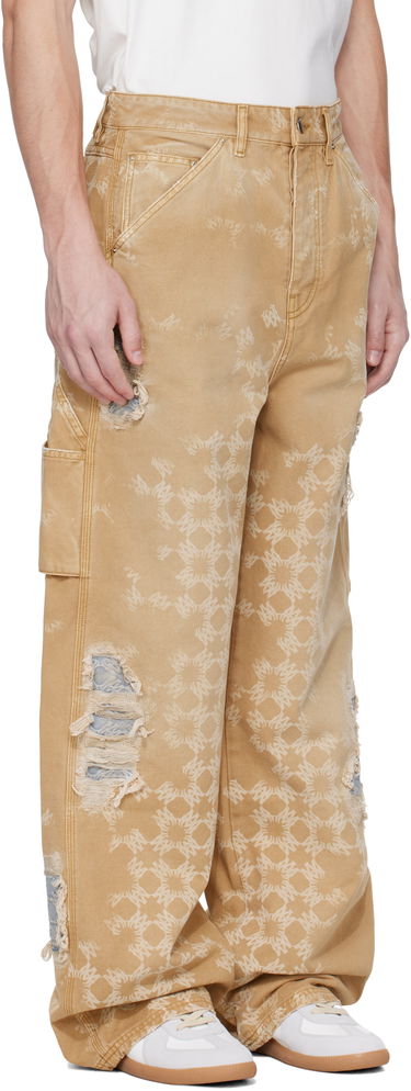 Cargo nohavice AMIRI Amiri Repair Carpenter Jeans Béžová | AMDNGH1095, 1