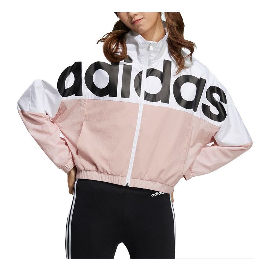 Vetrovka adidas Originals Icons+ Top Stand-up Collar Printed Jacket Ružová | H36714, 0