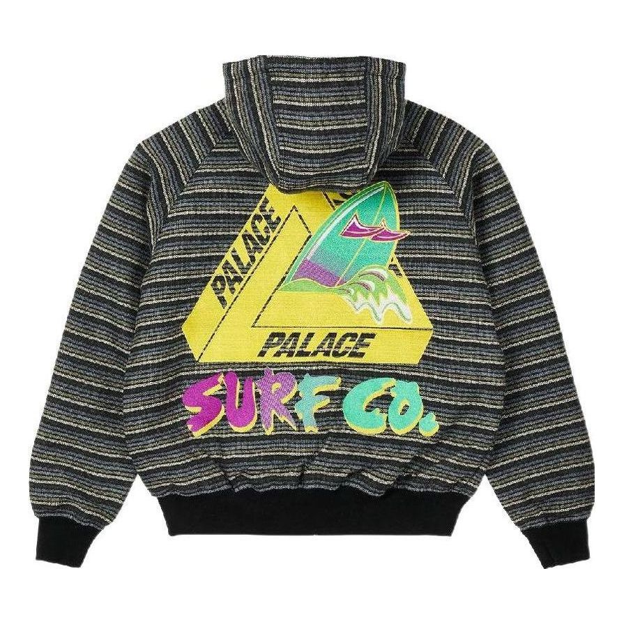 Mikina Palace Palace Surf Co. Print Striped Jacket Čierna | P22JK120, 0