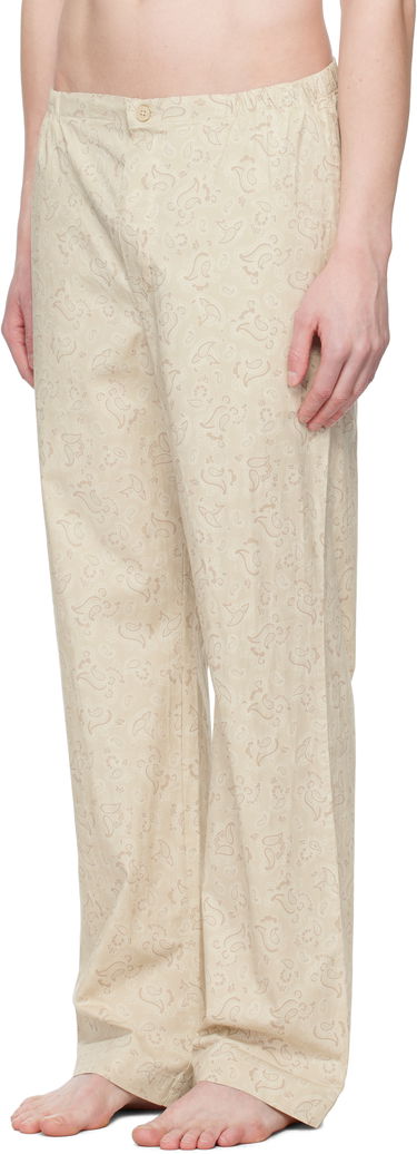 Pyžamo SKIMS SKIMS Cotton Poplin Sleep Pyjama Set Béžová | ST-SET-7326M, 3