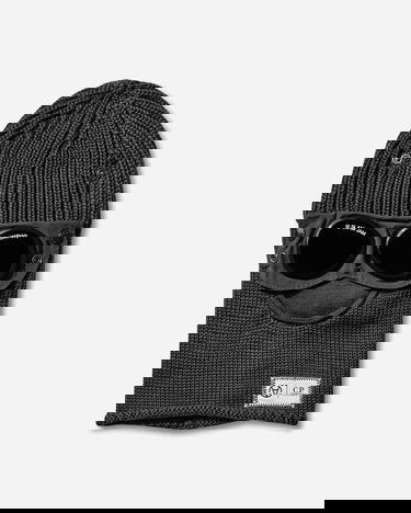 Čiapky a klobúky C.P. Company Slam Jam Extrafine Merino Wool Goggle Balaclava Čierna | 19CSAC702A 001, 2