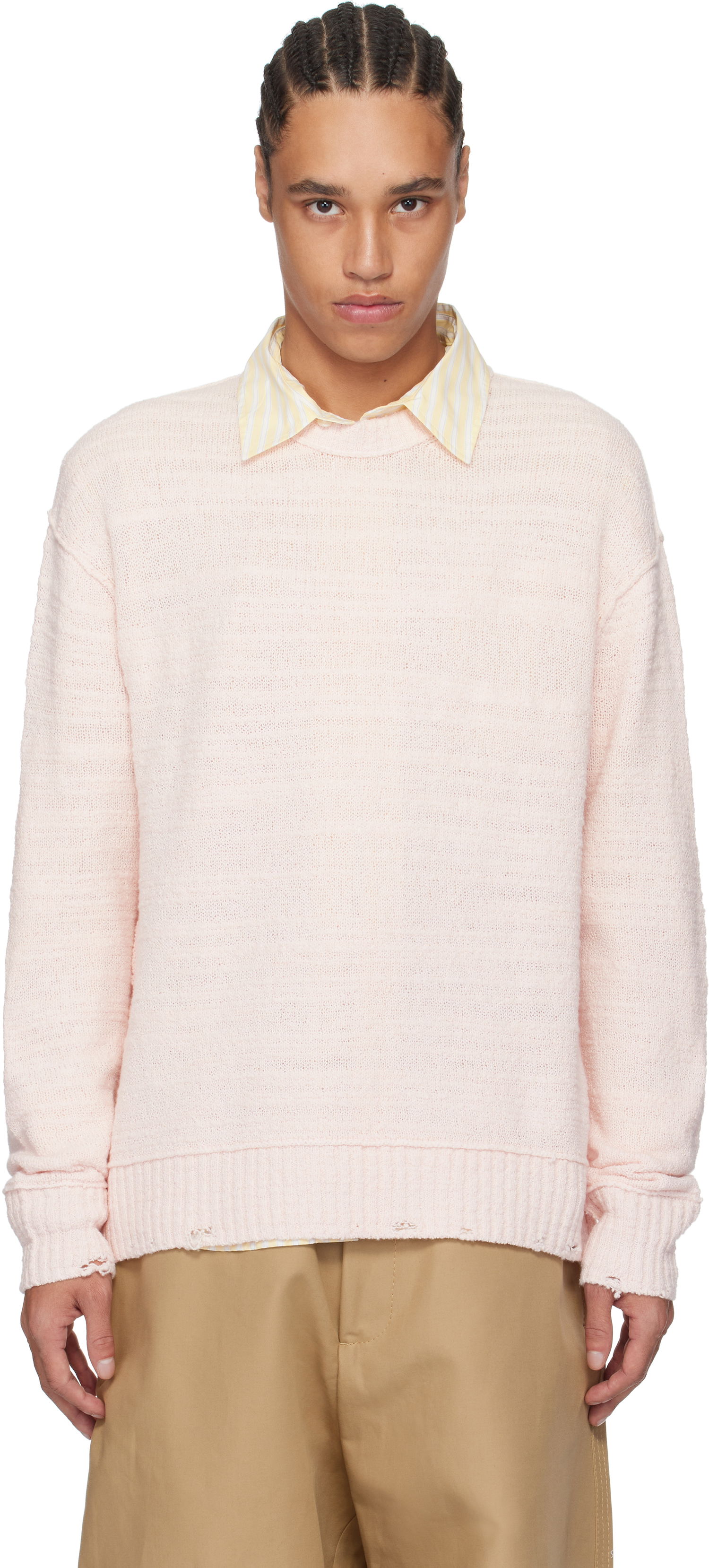 Sveter Acne Studios Acne Studios Knit Sweater Ružová | B60361-, 0