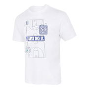 Just Do It Basketball Print T-Shirt