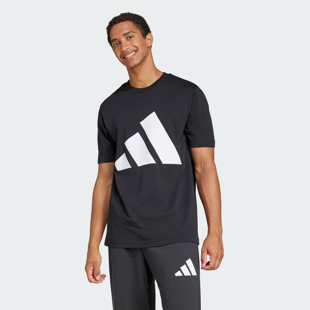 Tričko adidas Performance Essentials Big Logo Graphic T-Shirt Čierna | JE8945, 0