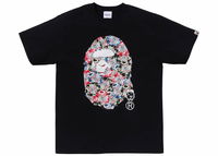 BAPE x Tamagotchi Ape Head Tee Black