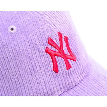Šiltovka New Era Corduroy 9TWENTY NY Yankees Adjustable Hat Fialová | 60595365, 4