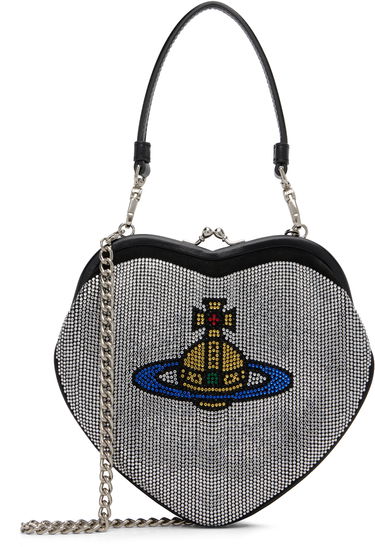 Kabelka Vivienne Westwood Belle Rhinestone Orb Logo Heart Frame Bag Rôznofarebný | 4B010013W-PT000Q-, 0
