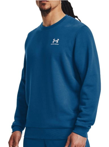 Mikina Under Armour Essential Fleece Crew Sweatshirt Modrá | 1374250-426