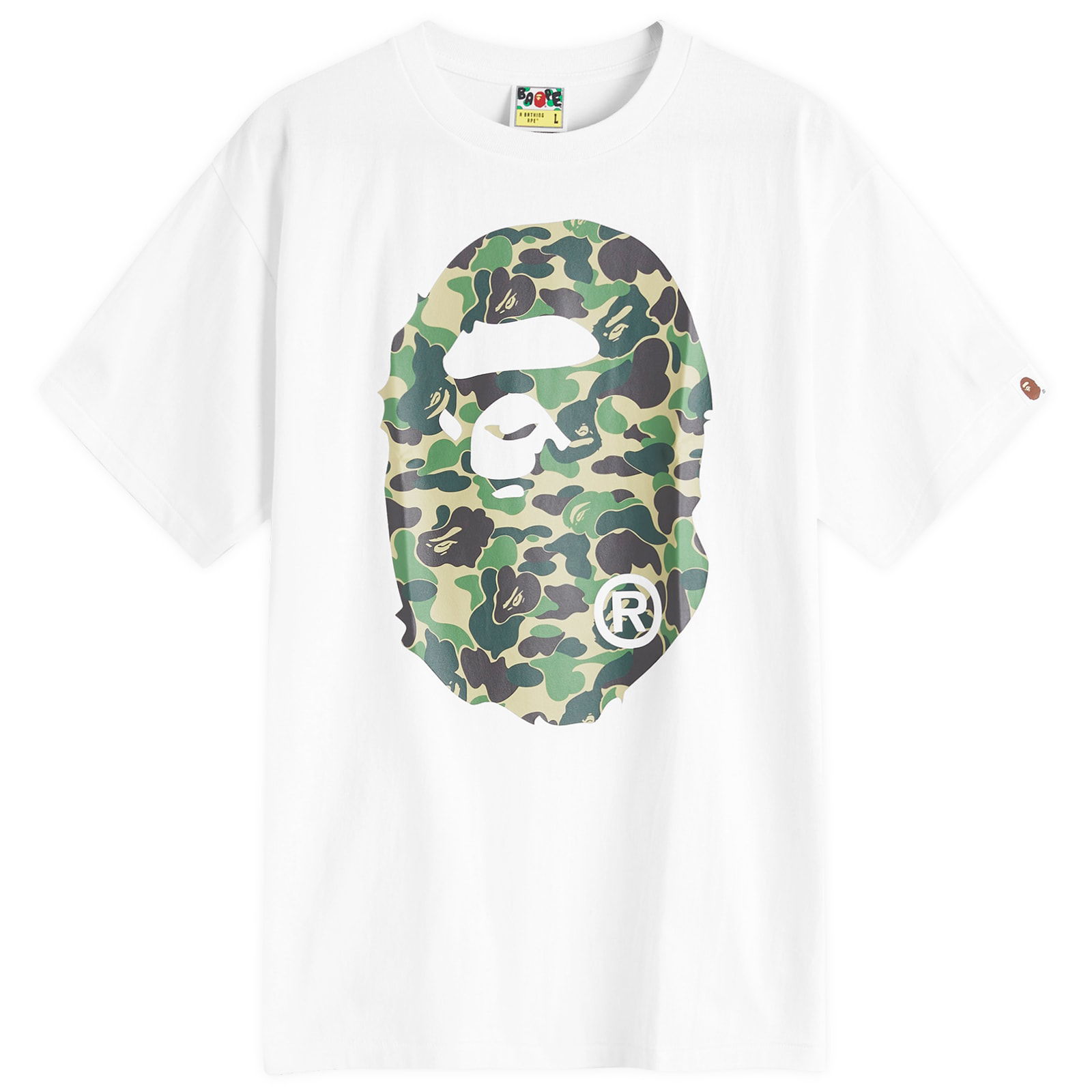 A Bathing Ape ABC Camo Big Ape Head Tee