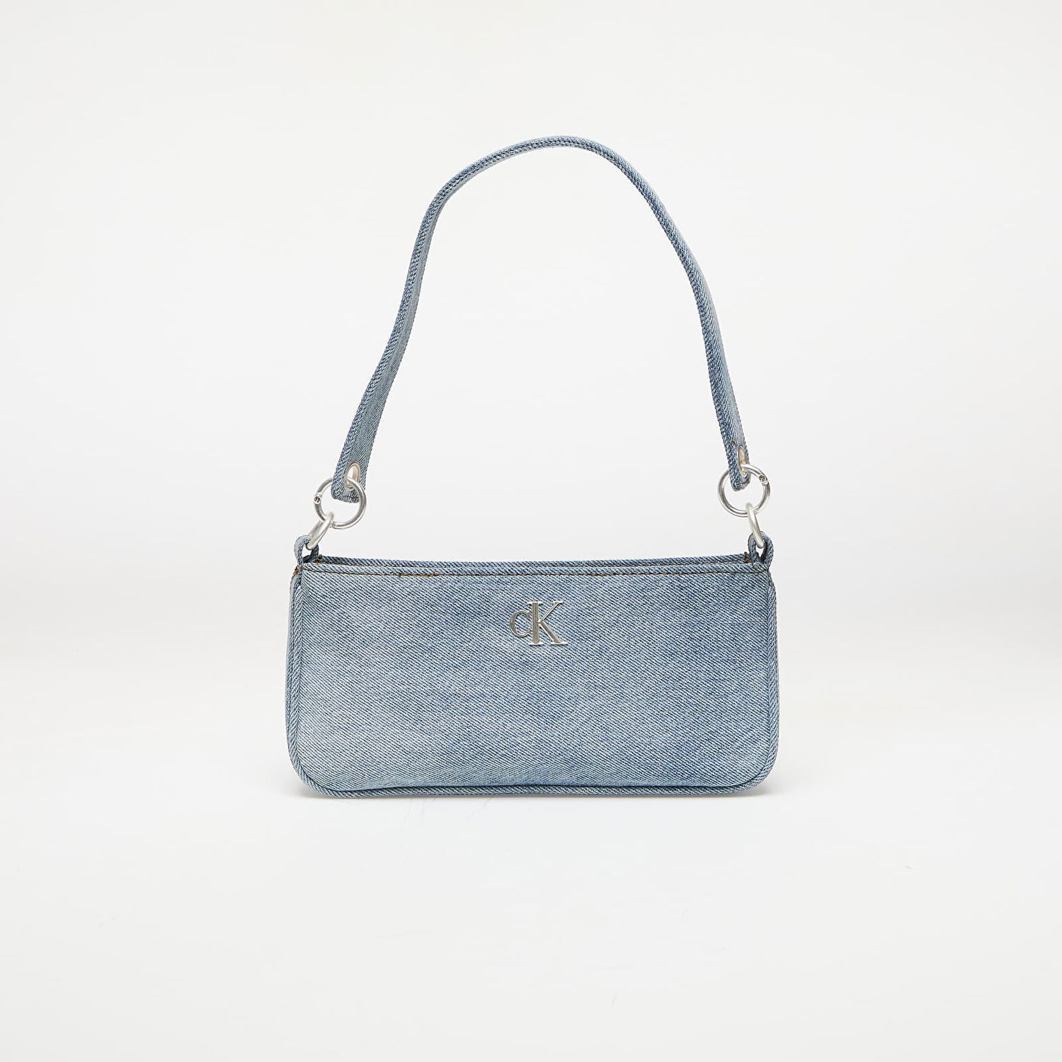 Kabelka CALVIN KLEIN Calvin Klein Jeans Denim Shoulder Pouch Bag Modrá | LV04F3217G VGO, 0