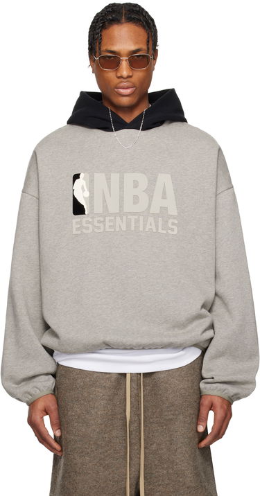 Mikina Fear of God ESSENTIALS NBA Pull-Over Hoodie Šedá | 192AL246500F, 0