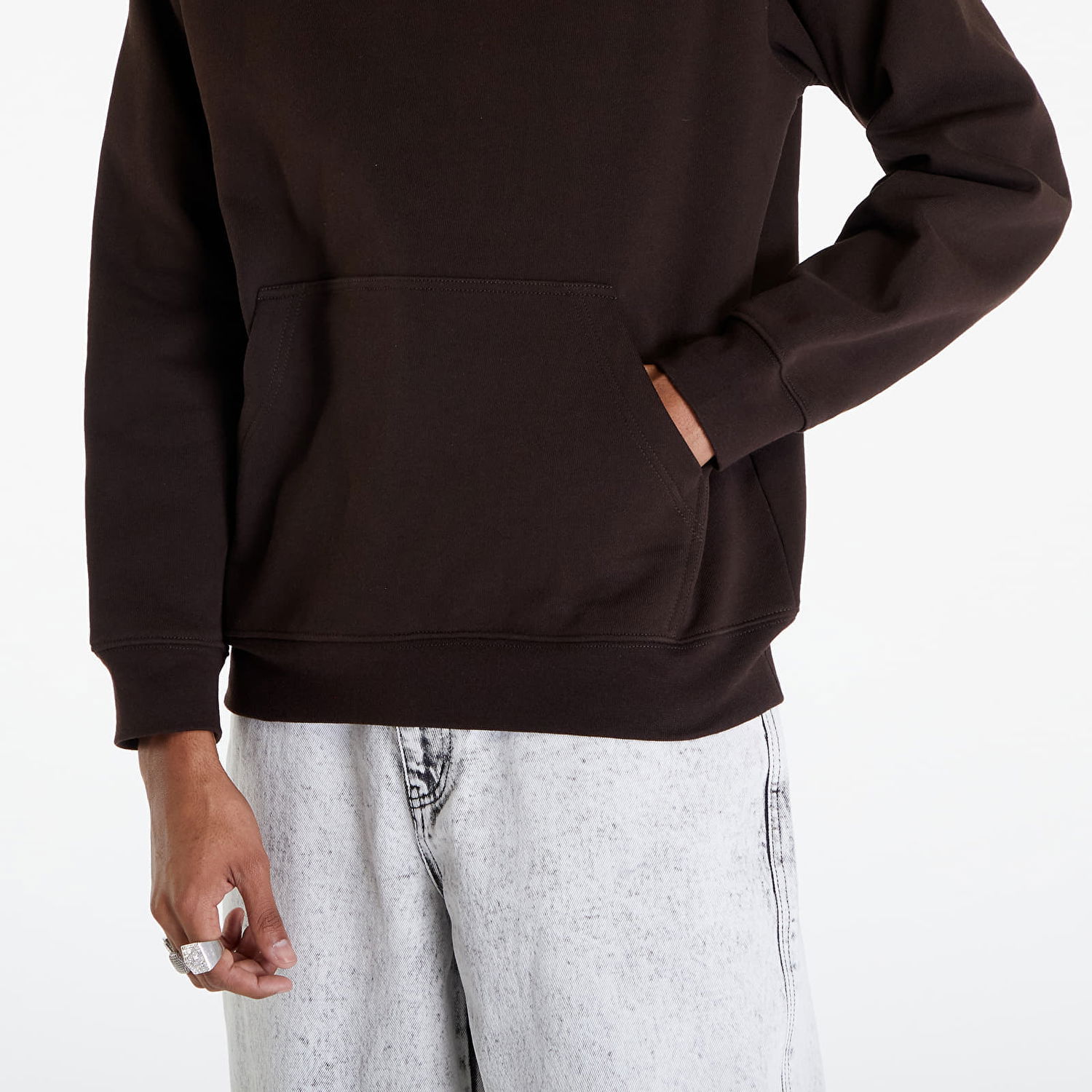Mikina Dime Classic Small Logo Hoodie Deep Brown Hnedá | DIMESP2411BRW, 1