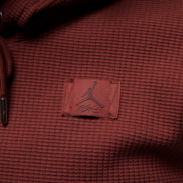 Mikina Jordan Jordan Flight Fleece Waffle Knit Hoodie Vínová | HF9444-231, 3